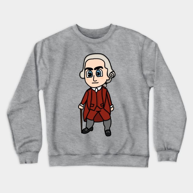 Chibi Sam Adams (Large Print) Crewneck Sweatshirt by Aeriskate